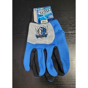 NEW NWT Dallas Mavericks NBA basketball Sport Utility Gloves‎ work Gray Blue